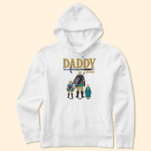 Zelda Daddy And The Most Powerful Sword - Gift For Dad, Husband, Father's Day - Personalized TShirt CL07