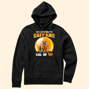 Dragon Ball Dad My Favorite Saiyan Kids Call Me Daddy - Gift For Father's Day - Personalized TShirt CL03