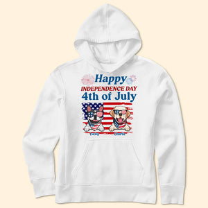 Happy Independence Day Woof Woof - Gift For Pet Lovers - Personalized TShirt