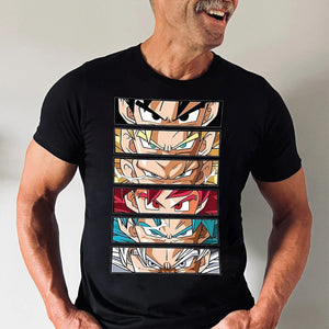 Best Dad Is Right Here Dragon Ball Goku San - Gift For Father's Day - Personalized Shirt 2 Side