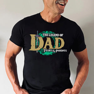 The Adventure With Daddy In The Zelda Jungle - Gift For Father's Day - Personalized Shirt 2 Sides