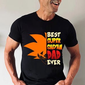 Dragon Ball Dad We Love You To The Moon And Back - Gift For Father's Day - Personalized Shirt 2 Side