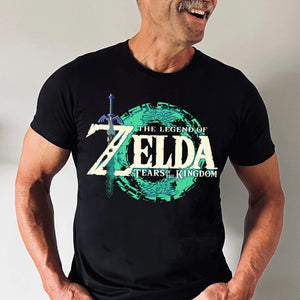 Papa Is My Name Being A Legend Zelda Is My Game - Gift For Dad, Husband, Father's Day - Personalized Shirt 2 Side