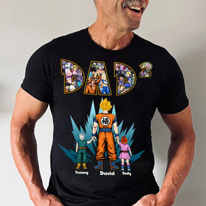 Daddy You Are My Favorite Saiyan - Gift For Father's Day - Personalized Shirt 2 Side