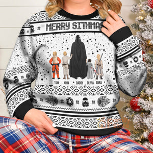 Star Wars Darth Vader Black And White - Gift For Christmas - Personalized Ugly Sweater - CL08 NH96