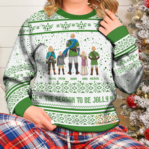 Legend Of Zelda Link Leisure It’s Dangerous To Play Alone - Gift For Christmas - Personalized Ugly Sweater - CL07 NH96