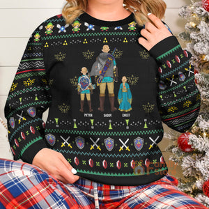 The Legend Of Zelda Christmas - Gift For Christmas - Personalized Ugly Sweater - CL07 NH96