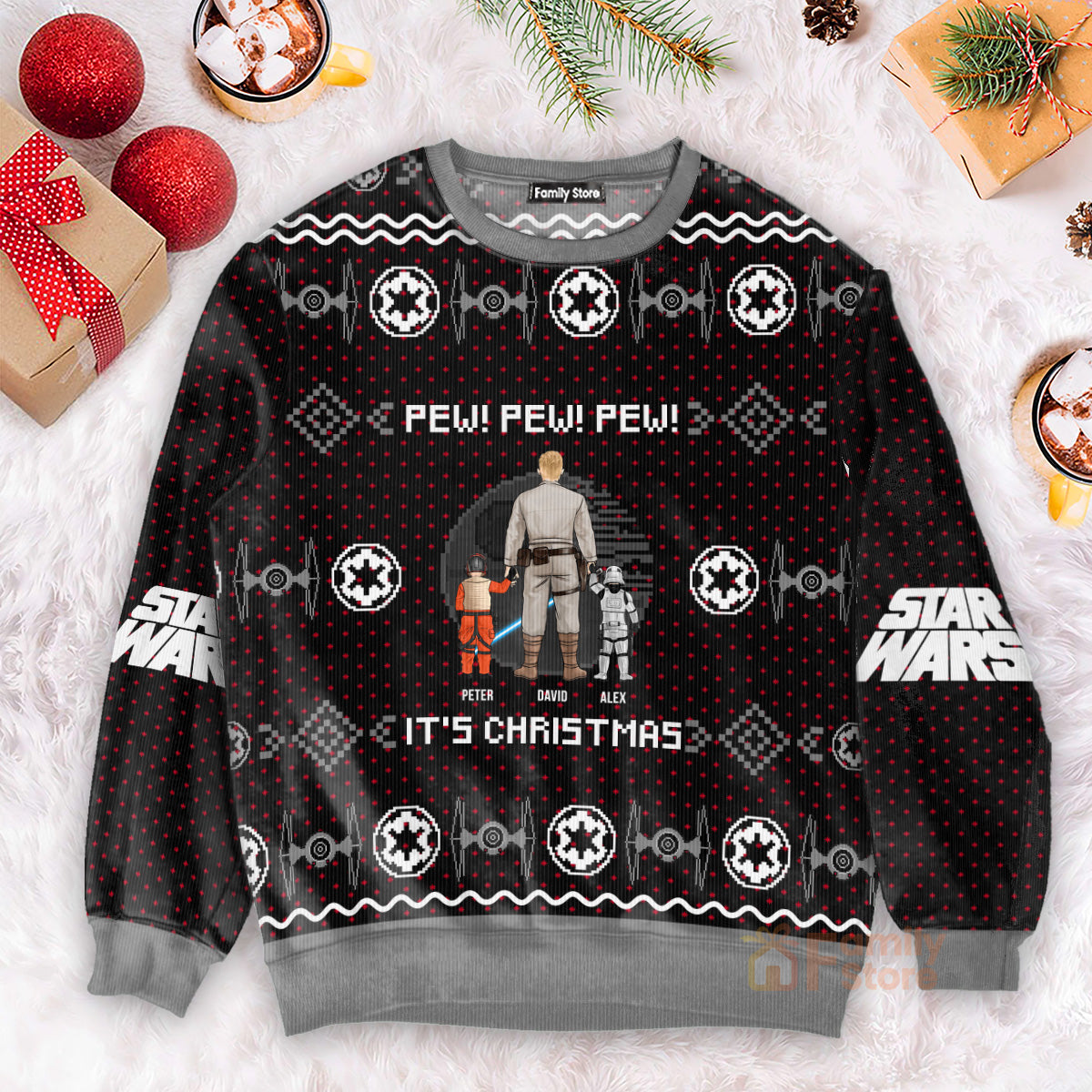 Star Wars Imperial Pew Pew - Gift For Christmas - Personalized Ugly Sweater - CL08 NH96