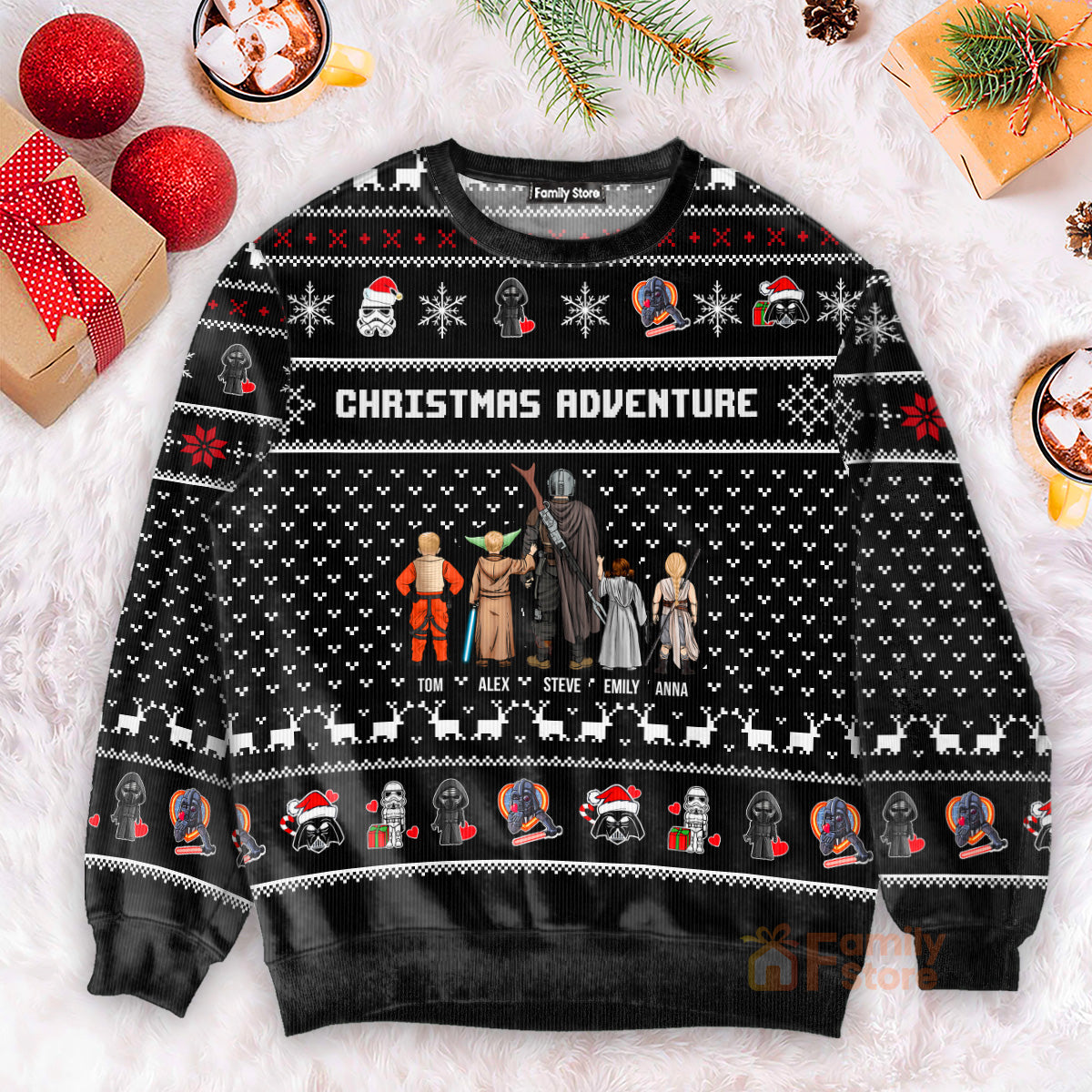 Star Wars Adventure - Gift For Christmas - Personalized Ugly Sweater - CL08 NH96