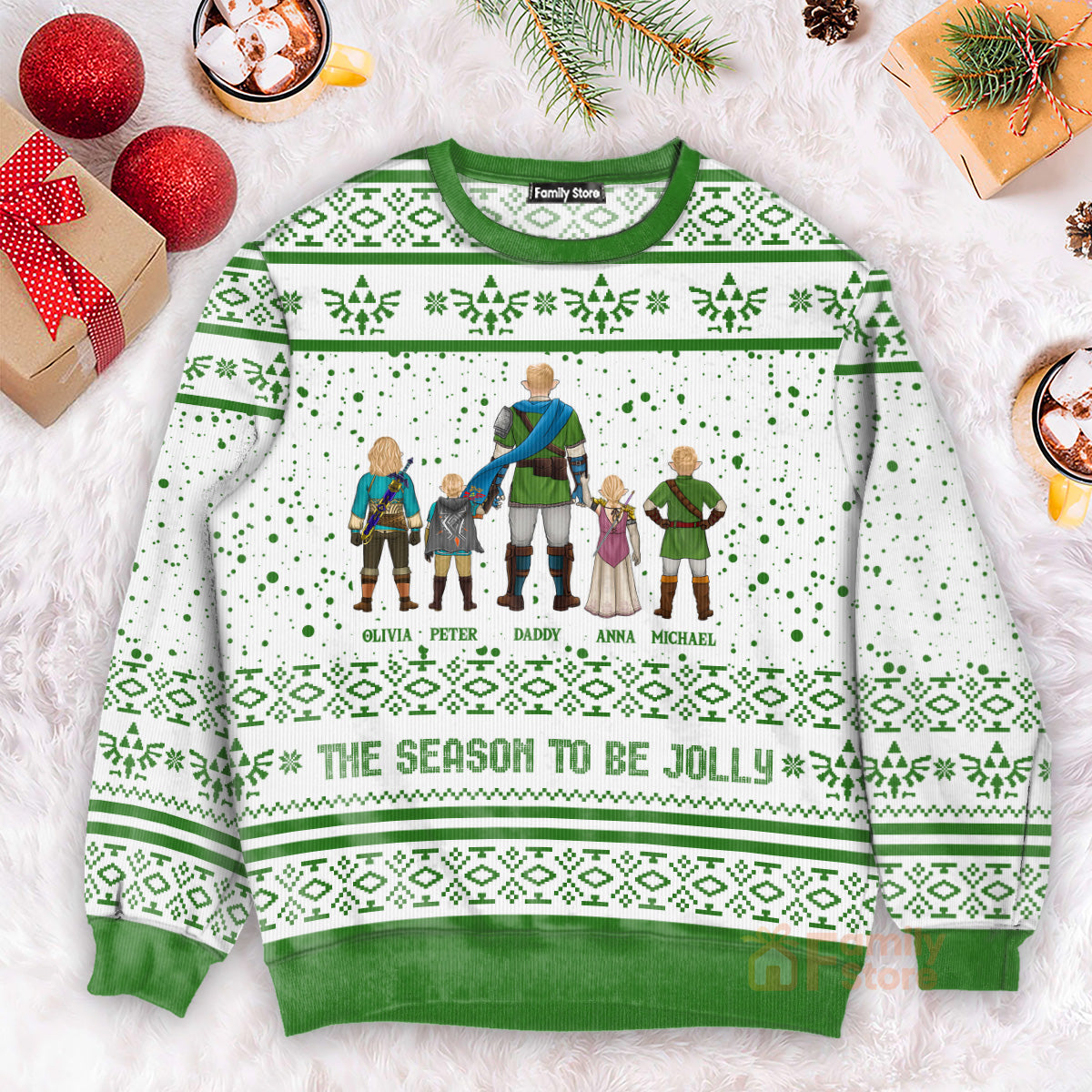 Legend Of Zelda Link Leisure It’s Dangerous To Play Alone - Gift For Christmas - Personalized Ugly Sweater - CL07 NH96