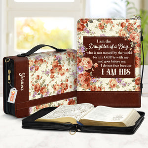 I Do Not Fear, For I Am His Christian - Personalized Bible Covers - AT4080915