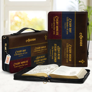 Everyday God Thinks Of You - Thoughtful Gift For Christians - Personalized Bible Covers - AT4080931