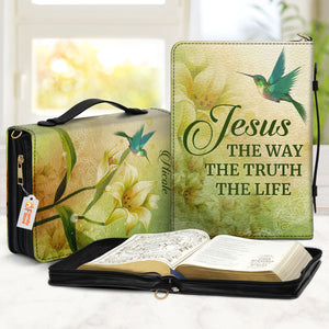 Jesus The Way The Truth The Life - Thoughtful Gift For Christians - Personalized Bible Covers - AT4080834