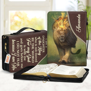 I Am A Daughter Of The King - Awesome Personalized Bible Covers - AT4080812