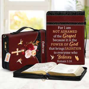 For I Am Not Ashamed Of The Gospel - Personalized Bible Covers - AT4081332