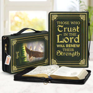 Those Who Trust In The Lord Eagle - Thoughtful Gift For Christians - Personalized Bible Covers - AT4082448