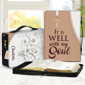 It Is Well With My Soul - Thoughtful Gift For Christians - Personalized Bible Covers - AT4080720