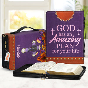 God Has An Amazing Plan For Your Life - Scripture Gifts For Women Of God - Personalized Bible Covers - AT4082412