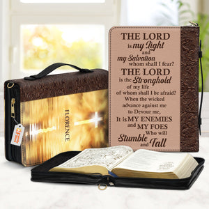 The Lord Is My Light And My Salvation - Unique Personalized Bible Covers - AT4082455