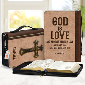 God Is Love - Thoughtful Gift For Christians - Personalized Bible Covers - AT4082408