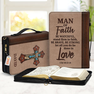 Man Of Faith - Beautiful Personalized Bible Covers - AT4082454