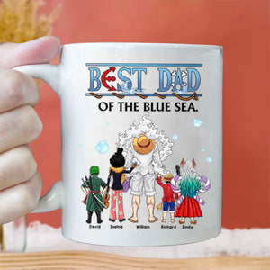 One Piece Best Dad Of The Blue Sea - Gift For Dad - Personalized Ceramic Mug - CL11 NA94