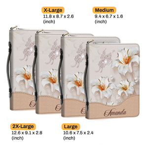 Lily In The Beginning Was The Word - Awesome Personalized Bible Covers - AT4081409