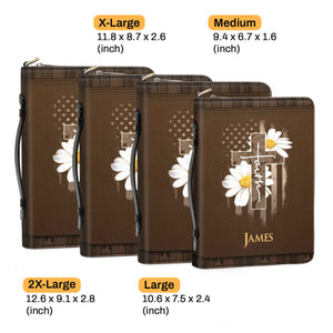 Jesus Christ Is The Same Yesterday And Today And Forever - Unique Personalized Bible Covers - AT4082410