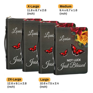 Not Luck, Just Blessed - Beautiful Personalized Bible Covers - AT4081324