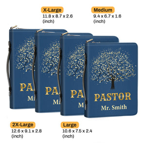 Thank You Pastor Blue - Thoughtful Gift For Christians - Personalized Bible Covers - AT4082433