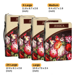 May He Make All Your Plans Succeed - Awesome Personalized Flower Bible Covers - AT4080701