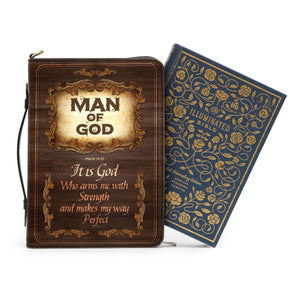 Psalm 1832 Man Of God - Thoughtful Gift For Christians - Personalized Bible Covers - AT40821428