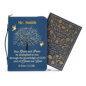 Grace And Peace - Thoughtful Gift For Christians - Personalized Bible Covers - AT4082413