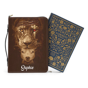 Special Lion The Lord Is On My Side - Thoughtful Gift For Christians - Personalized Bible Covers - AT4081429