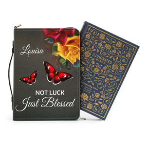 Not Luck, Just Blessed - Beautiful Personalized Bible Covers - AT4081324