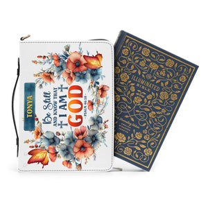 Be Still And Know That I Am God - Unique Personalized Bible Covers - AT4080953