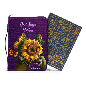 What God Says About You - Thoughtful Gift For Christians - Personalized Bible Covers - AT4081317