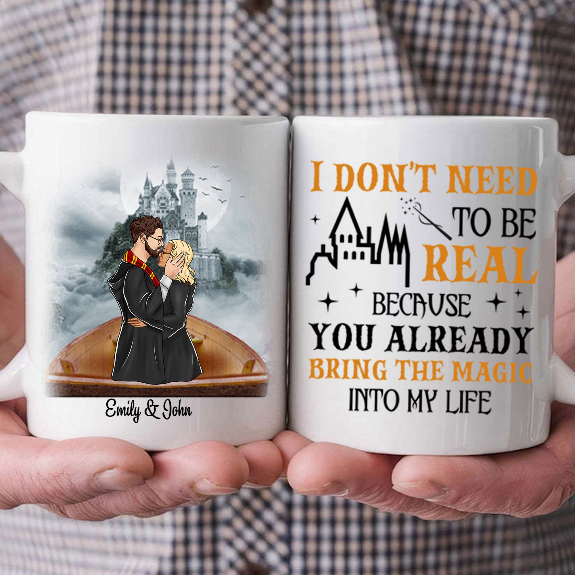 You Bring The Magic Into Life - Gift For Couple - Personalized Ceramic Mug- CL20 NH96