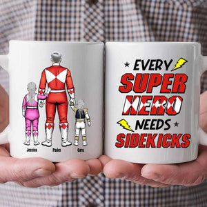 Every Super Hero Needs A Sidekicks - Gift For Mom - Personalized Ceramic Mug - CL21 NA94