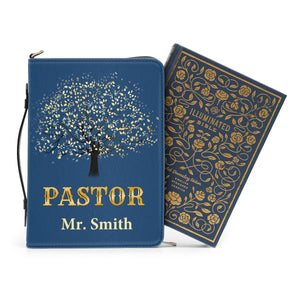 Thank You Pastor Blue - Thoughtful Gift For Christians - Personalized Bible Covers - AT4082433