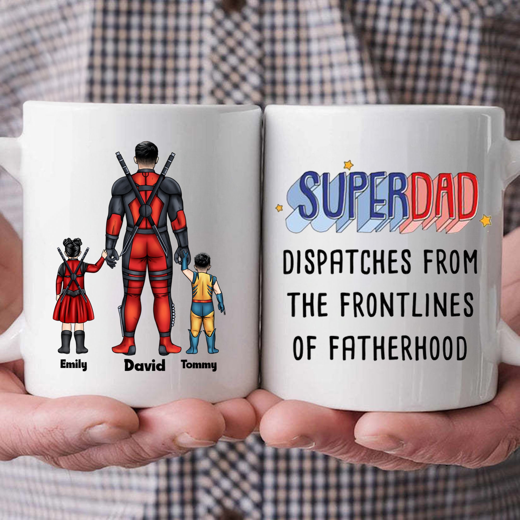 Dispatches From The Frontlines Of Fatherhood - Gift For Dad - Personalized Ceramic Mug - CL02 NA94