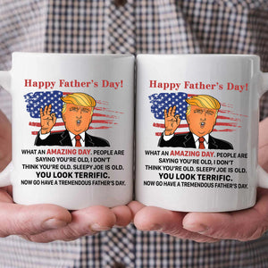 What An Amazing Day President Donald Trump - Gift For Dad, Husband, Father's Day - Personalized Ceramic Mug - NH96