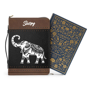 Elephant May The Lord Make His Face Shine On You - Thoughtful Gift For Christians - Personalized Bible Covers - AT4081453