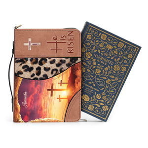 He Is Risen - Beautiful Personalized Bible Covers - AT4081424