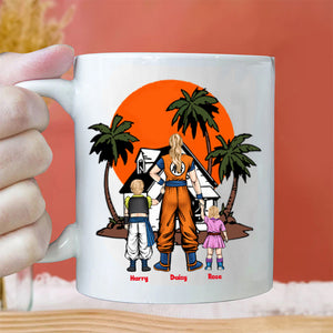 Dragon Ball Mommy We Love You Jusst Saiyan - Gift For Mom - Personalized Ceramic Mug - CL03 NH96