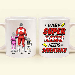 Every Super Hero Needs A Sidekicks - Gift For Mom - Personalized Ceramic Mug - CL21 NA94