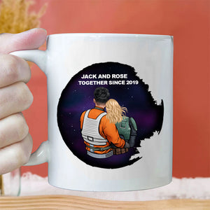 Star Wars I Love You To A Galaxy Far Far A Way - Gift For Couple - Personalized Ceramic Mug - CL19 NH96