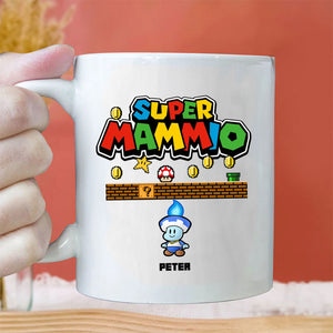 Super Mammio - Gift For Mother - Personalized Ceramic Mug - CL05 NH96