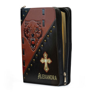 Wolf I Am The Son Of A King - Unique Personalized Bible Covers - AT4082450