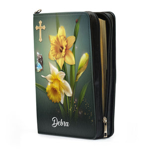 Romans 828 And We Know That In All Things Gods Works - Beautiful Personalized Bible Covers - AT4082444